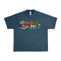 Midnight Navy hello summer Urban Heavy Tee - Artiststas