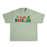 Oil Green hello summer Urban Heavy Tee - Artiststas
