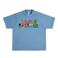 Pebble Blue hello summer Urban Heavy Tee - Artiststas