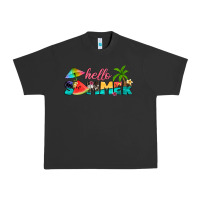 Pigment Black hello summer Urban Heavy Tee - Artiststas
