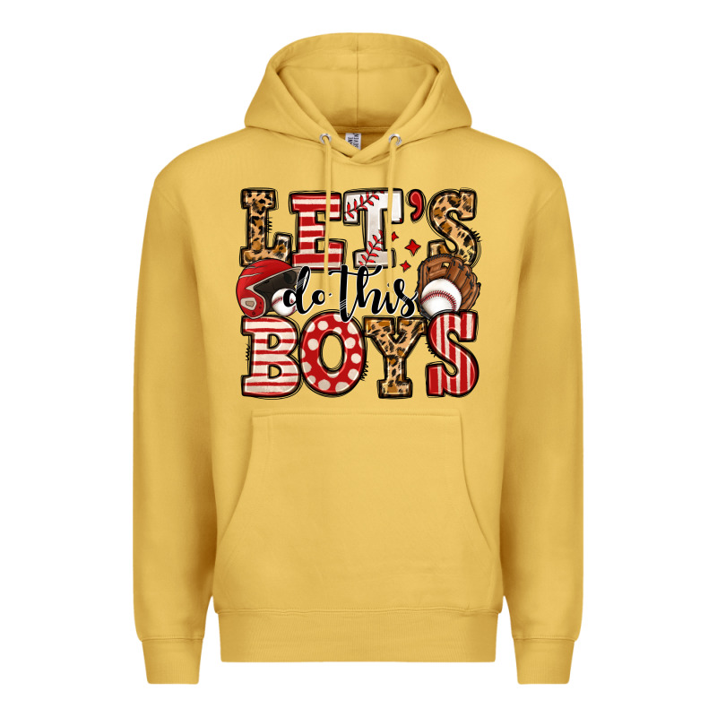 Let's Do This Boys Baseball Premium Hoodie by Jasminsmagicworld | Teevron