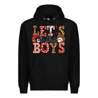 Black let's do this boys baseball Premium Hoodie - Jasminsmagicworld