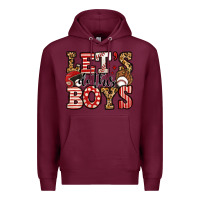 Burgundy let's do this boys baseball Premium Hoodie - Jasminsmagicworld