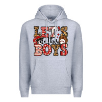 Heather Grey let's do this boys baseball Premium Hoodie - Jasminsmagicworld
