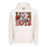 Pale Pink let's do this boys baseball Premium Hoodie - Jasminsmagicworld