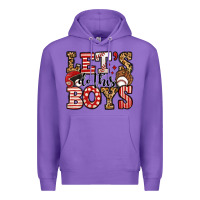 Purple let's do this boys baseball Premium Hoodie - Jasminsmagicworld