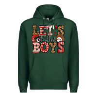 Sports Green let's do this boys baseball Premium Hoodie - Jasminsmagicworld