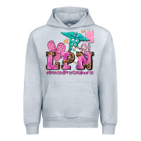 Heather Grey lpn licensed practical nurse Urban Hoodie - AdoDesignShop