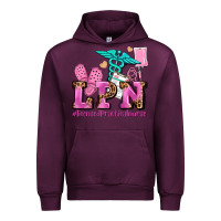 Mauve Wine lpn licensed practical nurse Urban Hoodie - AdoDesignShop