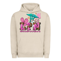 Pigment French Oak lpn licensed practical nurse Urban Hoodie - AdoDesignShop