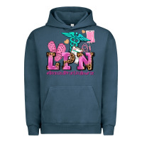 Pigment Midnight Navy lpn licensed practical nurse Urban Hoodie - AdoDesignShop
