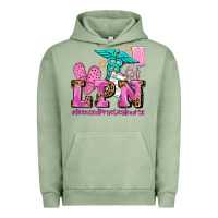 Pigment Oil Green lpn licensed practical nurse Urban Hoodie - AdoDesignShop