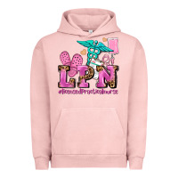 Pigment Salmon lpn licensed practical nurse Urban Hoodie - AdoDesignShop