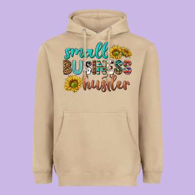 Small Business Hustler Heavyweight Hoodie Designed By Texasbilliewilder