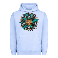 Pigment Grape Ice cowhide leopard serape gemstone  sunflower Urban Hoodie - Artiststas