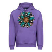 Tulip cowhide leopard serape gemstone  sunflower Urban Hoodie - Artiststas