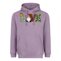 Lavender Christmas Love Gnome Heavyweight Hoodie - RanaPortraitStore