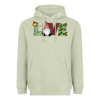 Matcha Christmas Love Gnome Heavyweight Hoodie - RanaPortraitStore
