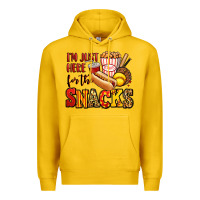 Lemon i'm just here for the snacks softball Premium Hoodie - Jasminsmagicworld