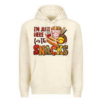 Sandshell i'm just here for the snacks softball Premium Hoodie - Jasminsmagicworld
