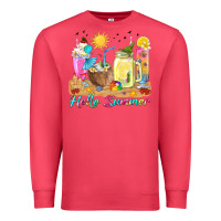 Cardinal hello summer drinks Premium Sweatshirt - texasbilliewilder