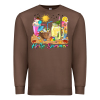 Chestnut hello summer drinks Premium Sweatshirt - texasbilliewilder