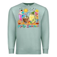 Seafoam hello summer drinks Premium Sweatshirt - texasbilliewilder