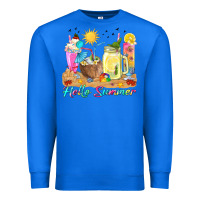 True Royal hello summer drinks Premium Sweatshirt - texasbilliewilder