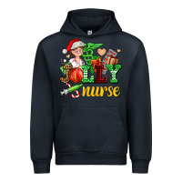 Navy jolly nurse with Christmas element Urban Hoodie - AdoDesignShop