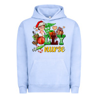 Pigment Grape Ice jolly nurse with Christmas element Urban Hoodie - AdoDesignShop