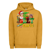 Pigment Peanut Butter jolly nurse with Christmas element Urban Hoodie - AdoDesignShop