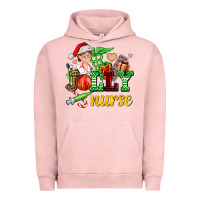 Jolly Nurse With Christmas Element Urban Hoodie | Teevron