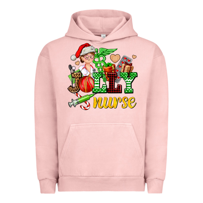 Jolly Nurse With Christmas Element Urban Hoodie by AdoDesignShop | Teevron
