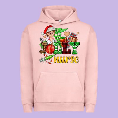 Jolly Nurse With Christmas Element Urban Hoodie Designed By Adodesignshop
