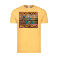 Vintage Mustard but first coffee Vintage Tee - Artiststas