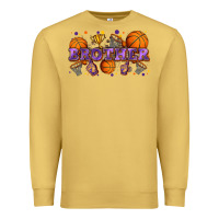 Antique Gold brother basketball Premium Sweatshirt - Zillion Design Studio