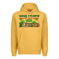 Mustard not lucky just blessed Premium Hoodie - AdoDesignShop