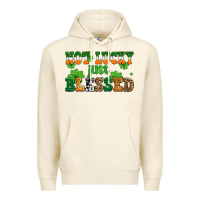 Sandshell not lucky just blessed Premium Hoodie - AdoDesignShop