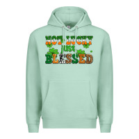 Seafoam not lucky just blessed Premium Hoodie - AdoDesignShop