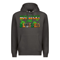 Smoke not lucky just blessed Premium Hoodie - AdoDesignShop