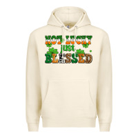 Tofu not lucky just blessed Premium Hoodie - AdoDesignShop