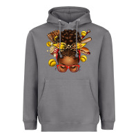 Storm softball afro messy bun Heavyweight Hoodie - texasbilliewilder