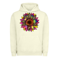 Pigment Pistachio tie dye leopard sunflower Urban Hoodie - Artiststas