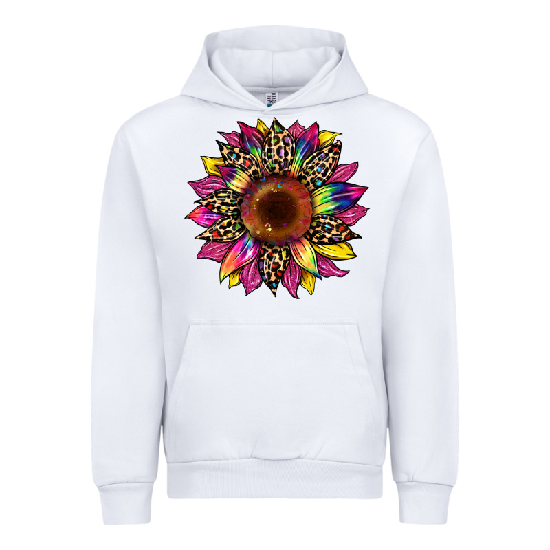 Tie Dye Leopard Sunflower Urban Hoodie by Artiststas | Teevron