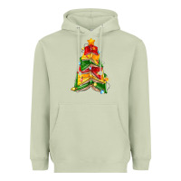 Matcha christmas book tree Heavyweight Hoodie - Zillion Design Studio