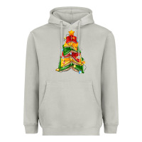 Moon Dust christmas book tree Heavyweight Hoodie - Zillion Design Studio
