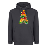 Smoke christmas book tree Heavyweight Hoodie - Zillion Design Studio