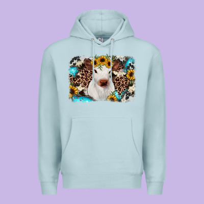 Cowhide Leopard Calf Premium Hoodie Designed By Jahusdesignshop