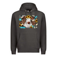 Smoke cowhide leopard calf Premium Hoodie - JahusDesignShop