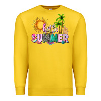 Lemon hello summer with sun Premium Sweatshirt - texasbilliewilder